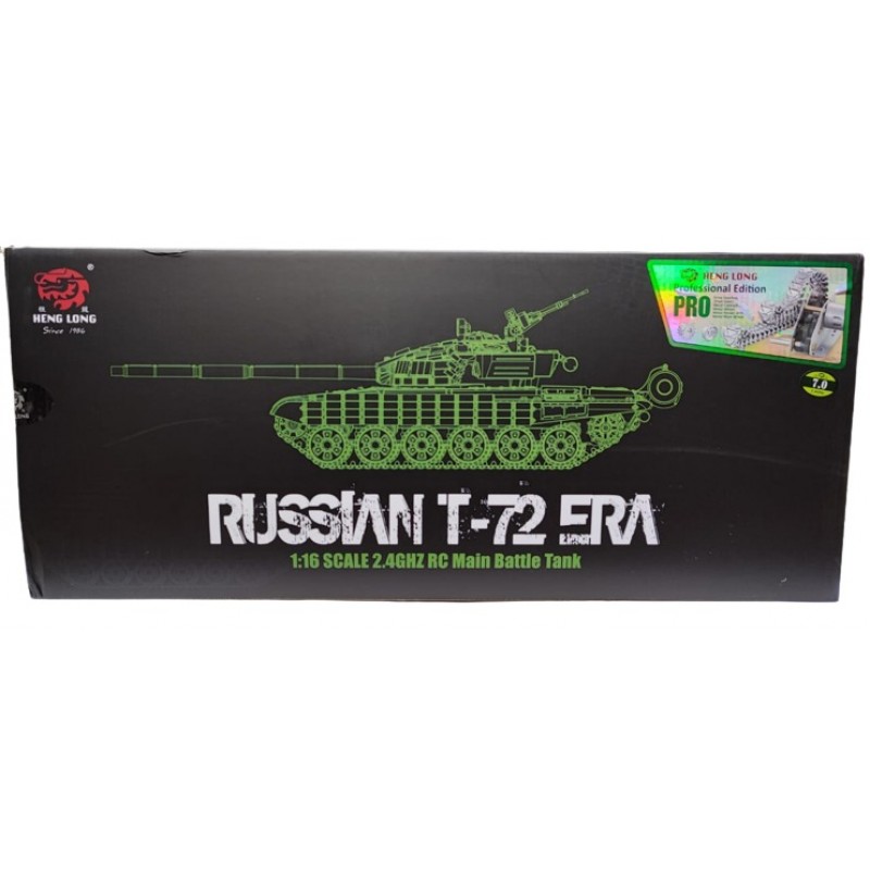 HENG LONG RUSSIAN T-72 ERA PROFESSIONAL EDITION 1/16 SCALE BATTLE TANK RTR  (3939-1 PRO)